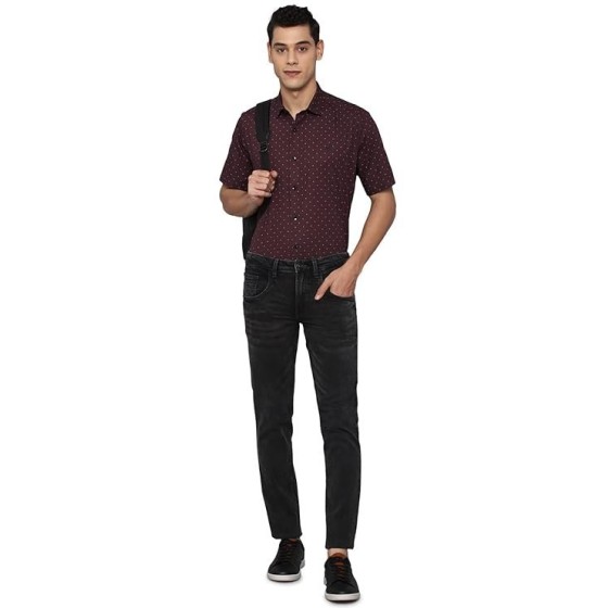 Men Slim Fit Solid 100% Cotton, Pique Polo T-Shirt